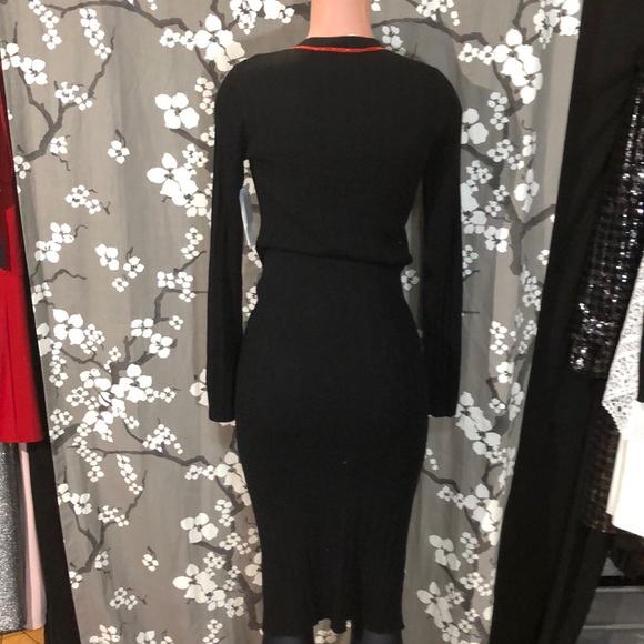 NWT JUICY COUTURE Black Duster Sweater Coat Jacket - Picture 7 of 8